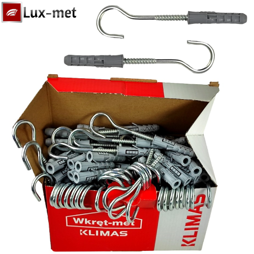 Kołki rozporowe z hakiem półpełnym