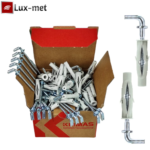 Kołki uniwersalne z hakiem prostym