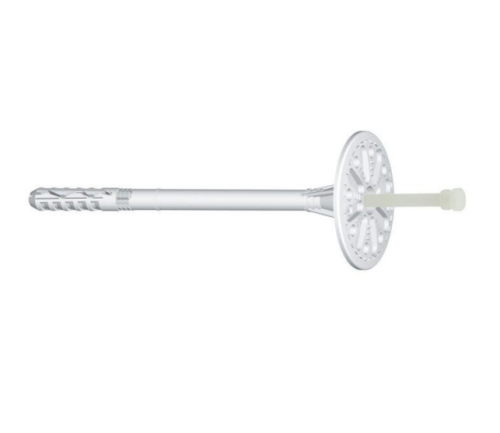 Łącznik wbijany z trzpieniem tworzywowym z krótką strefą rozpierania