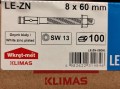 Kotwy mechaniczne do betonu 8x60mm LE-ZN