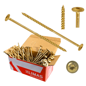 Wkręty ciesielskie talerzowe 8x380 TORX WKCP 50szt