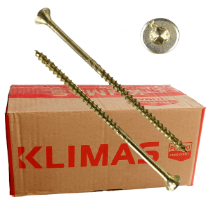 Wkręty ciesielskie do drewna 6x70 łeb stożkowy TORX KMWHT 5 kg 