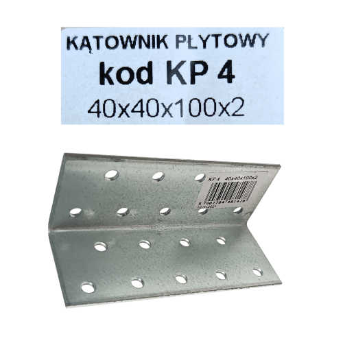Kątownik płytowy do drewna 40x40x100 mm