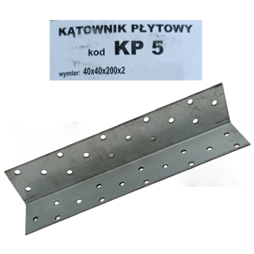 Kątownik płytowy do drewna 40x40x200 mm