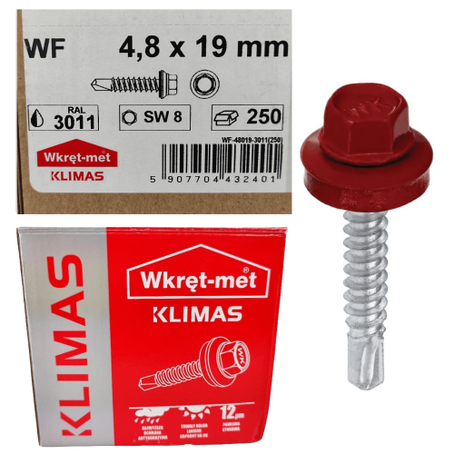 Wkręty farmerskie do metalu 4,8x19