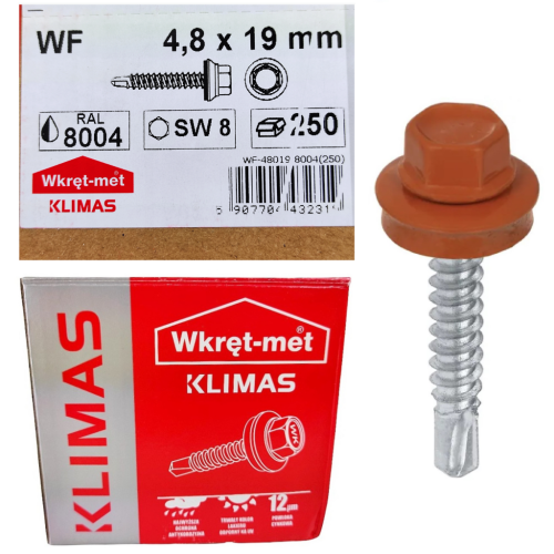 Wkręty farmerskie do metalu 4,8x19