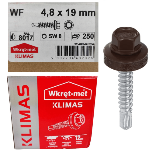 Wkręty farmerskie do metalu 4,8x19