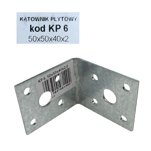Kątownik płytowy do drewna 50x50x40 mm