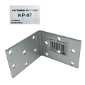 Kątownik płytowy do drewna 60x60x40 mm