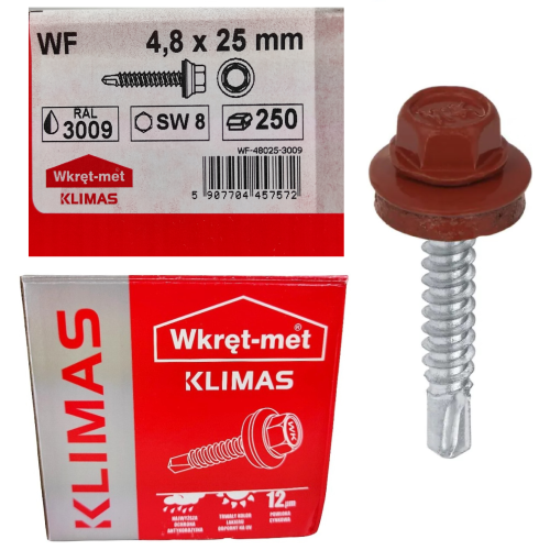 Wkręty farmerskie do metalu 4,8x25