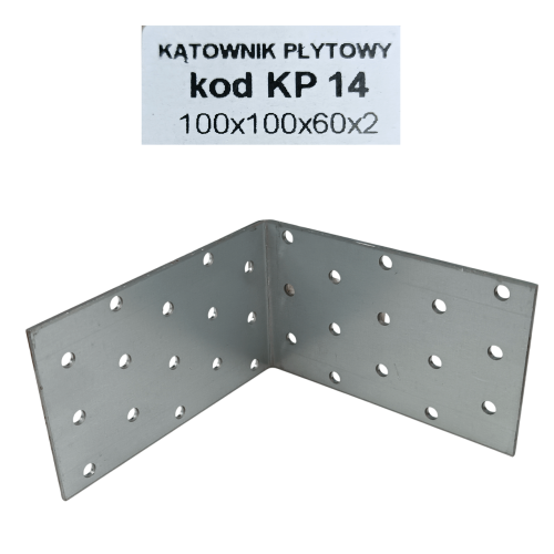 Kątownik płytowy do drewna 100x100x60 mm