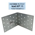 Kątownik płytowy do drewna 100x100x80 mm