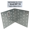 Kątownik płytowy do drewna 100x100x100 mm