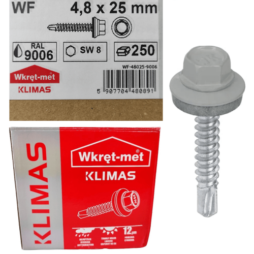 Wkręty farmerskie do metalu 4,8x25