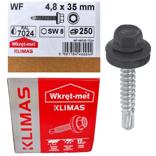Wkręty farmerskie do metalu 4,8x35