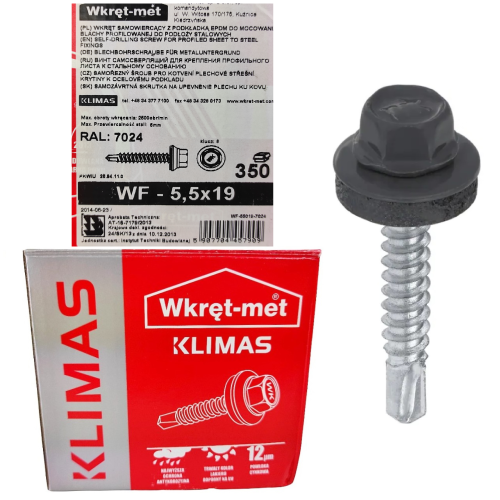 Wkręty farmerskie do metalu 5,5x19