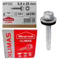 Wkręty farmerskie do metalu w ocynku 5,5x25