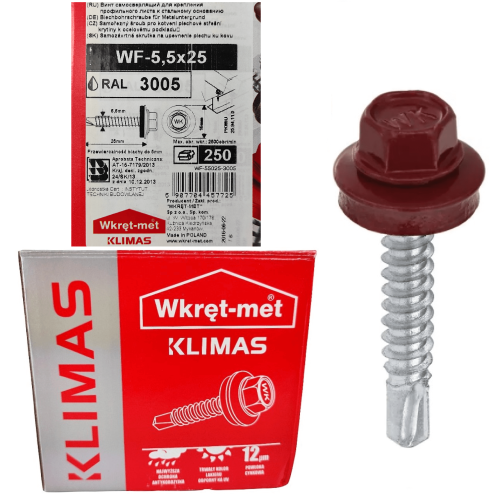 Wkręty farmerskie do metalu 5,5x25