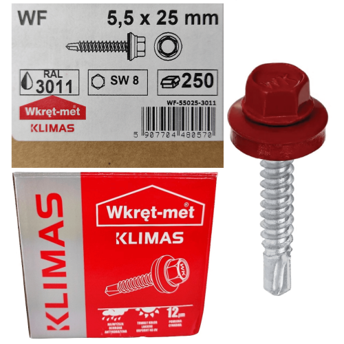 Wkręty farmerskie do metalu 5,5x25
