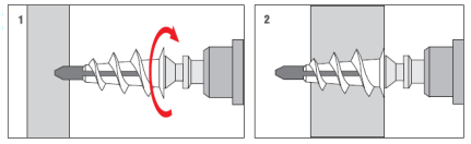 Kluczyk do montażu kołków typu DRIVA