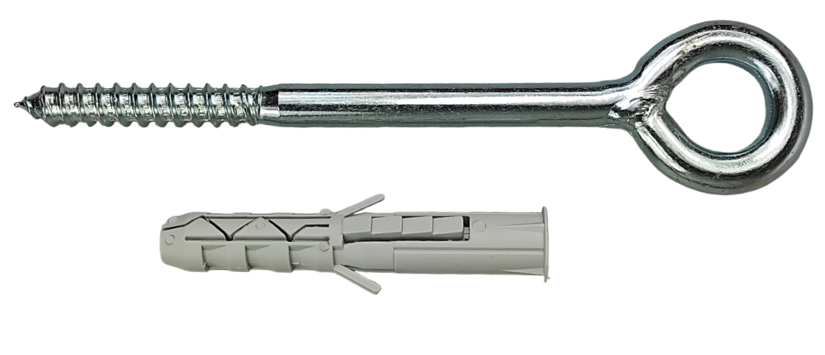 Kołki rozporowe z hakiem oczkowym