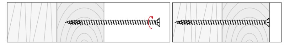 Wkręty konstrukcyjne z pełnym gwintem