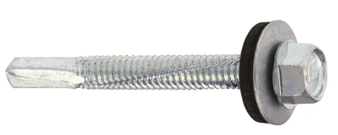 Wkręty samowiercące z łbem sześciokątnym i podkładką EPDM